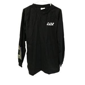 CARR Est 2018 Long Sleeve Shirt Mens Size M Black Graphic Print Crew Neck